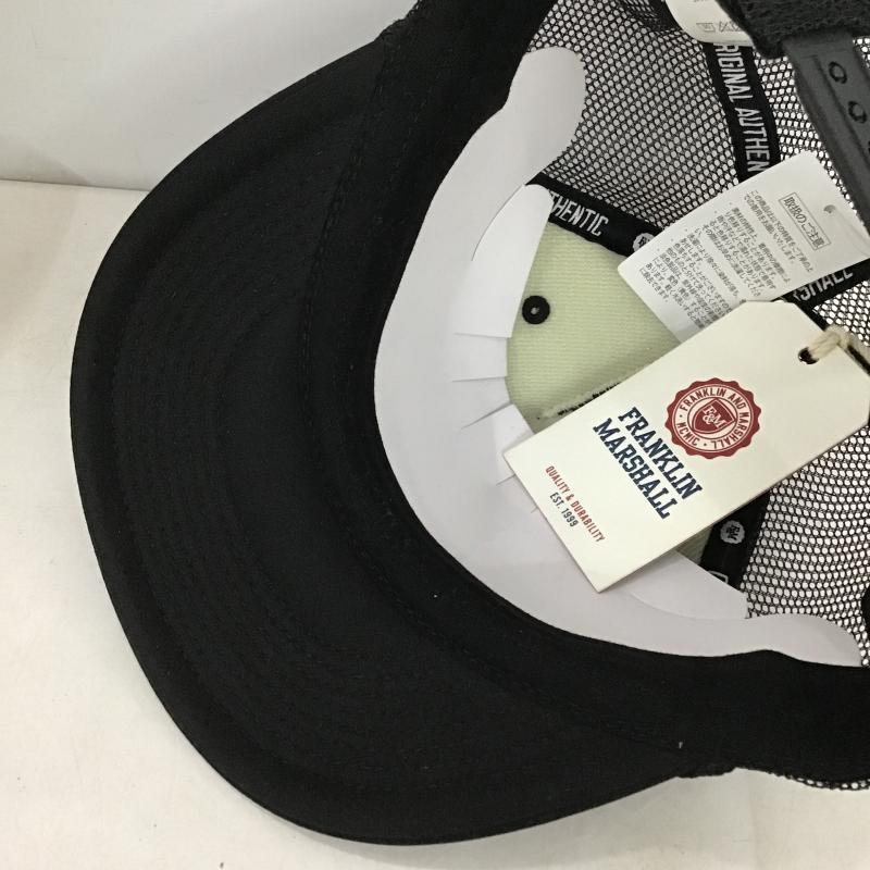フランクリンマーシャル FRANKLIN&MARSHALL 帽子 キャップ メッシュキャップ ロゴ、文字 黒 / ブラック / black メンズ USED 古着 中古 10161974