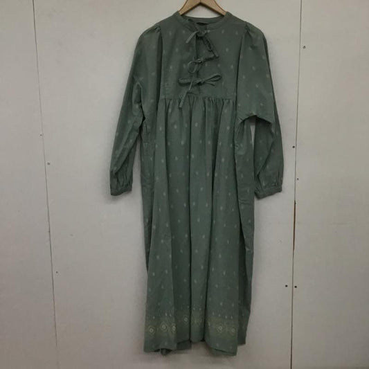 サマンサモスモス Samansa Mos2 ワンピース ロングスカート FREE 総柄 緑 / グリーン / green レディース USED 古着 中古 10161977