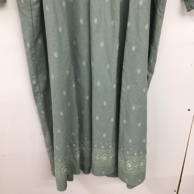 サマンサモスモス Samansa Mos2 ワンピース ロングスカート FREE 総柄 緑 / グリーン / green レディース USED 古着 中古 10161977