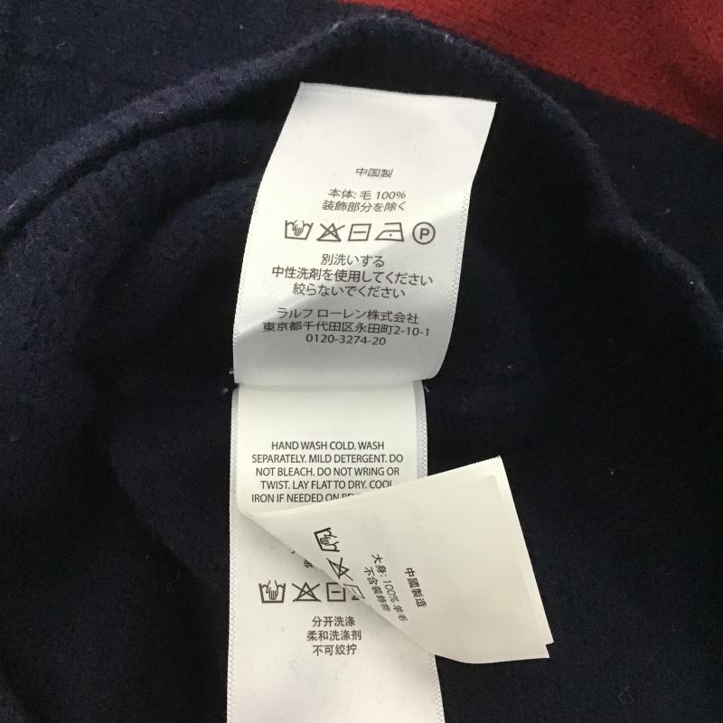 ポロラルフローレン POLO RALPH LAUREN ニット、セーター 長袖 長袖ニットカットソー ジップアップネック セーター M ロゴ、文字 紺 / ネイビー / navy メンズ USED 古着 中古 10161979