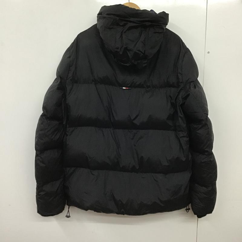 トミーヒルフィガー TOMMY HILFIGER ジャケット、上着 ジャンパー、ブルゾン ジップアップジャケット ダウンジャケット アウター M ロゴ、文字 黒 / ブラック / black メンズ USED 古着 中古 10161982