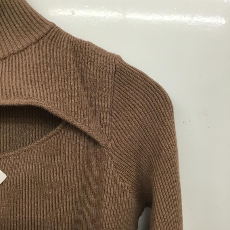 ムルーア MURUA ワンピース ロングスカート FREE 無地 茶 / ブラウン / brown レディース USED 古着 中古 10161985