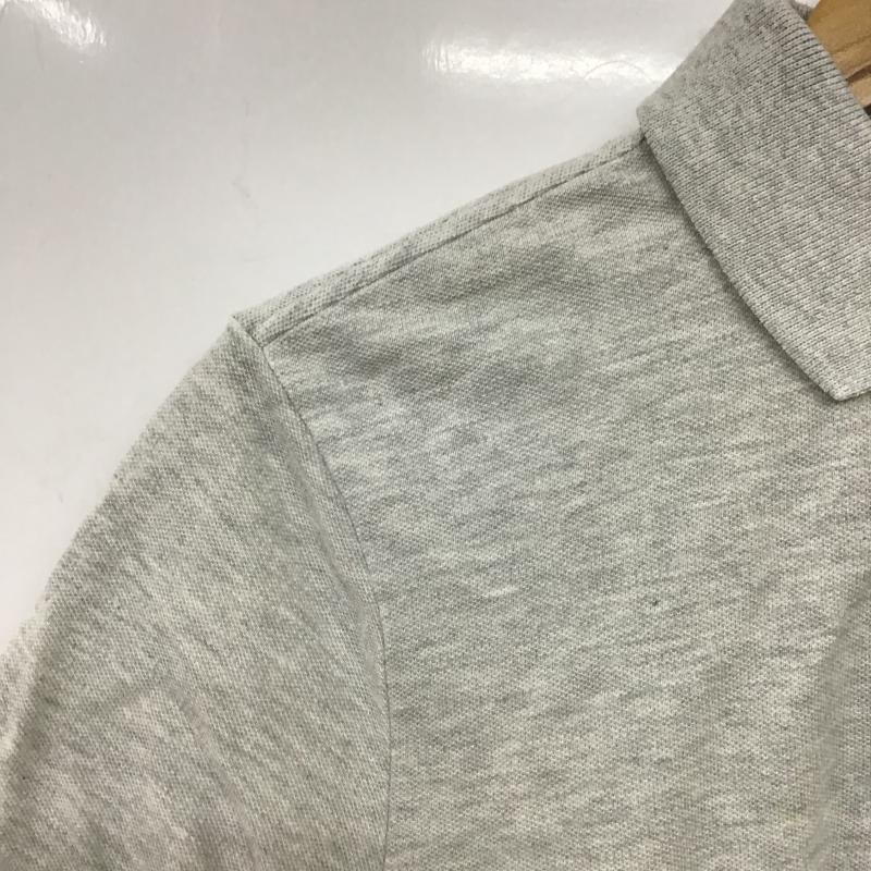 アバクロンビーアンドフィッチ ABERCROMBIE&FITCH ポロシャツ 半袖 半袖ポロシャツ カラーシャツ 半袖カットソー S ロゴ、文字 灰 / グレー / gray メンズ USED 古着 中古 10161994