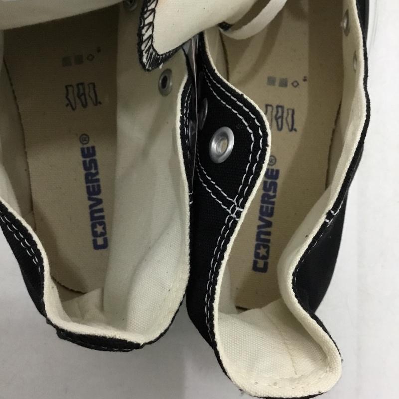 コンバース CONVERSE スニーカー スニーカー M9160 CANVAS ALL STAR HI 24.5cm 箱有 24.5cm ロゴ、文字 黒 / ブラック / black レディース USED 古着 中古 10161998