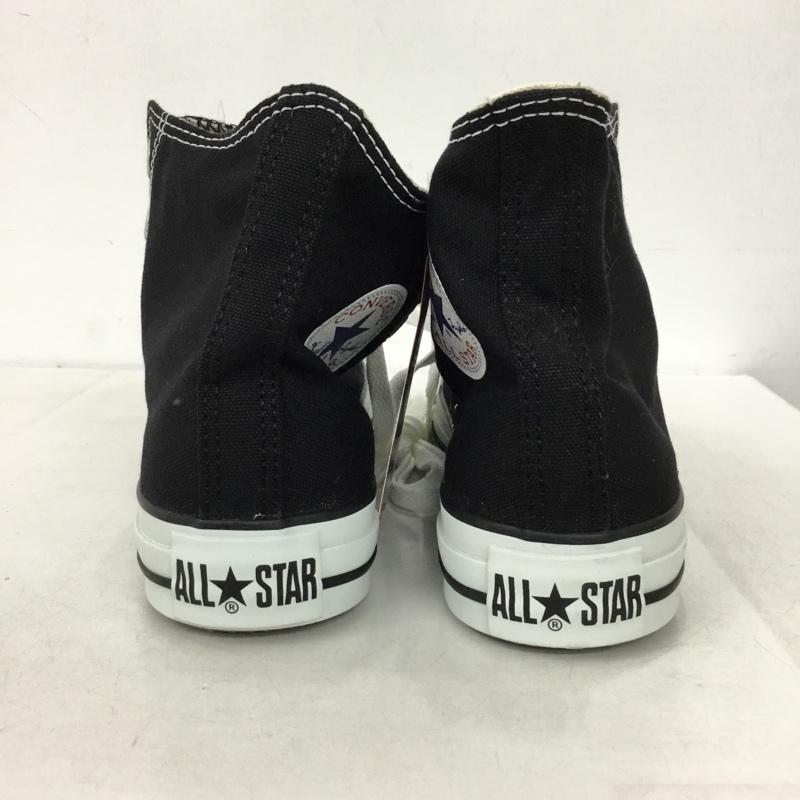 コンバース CONVERSE スニーカー スニーカー M9160 CANVAS ALL STAR HI 24.5cm 箱有 24.5cm ロゴ、文字 黒 / ブラック / black レディース USED 古着 中古 10161998