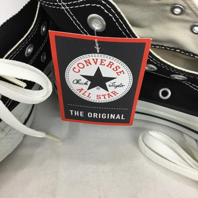 コンバース CONVERSE スニーカー スニーカー M9160 CANVAS ALL STAR HI 24.5cm 箱有 24.5cm ロゴ、文字 黒 / ブラック / black レディース USED 古着 中古 10161998