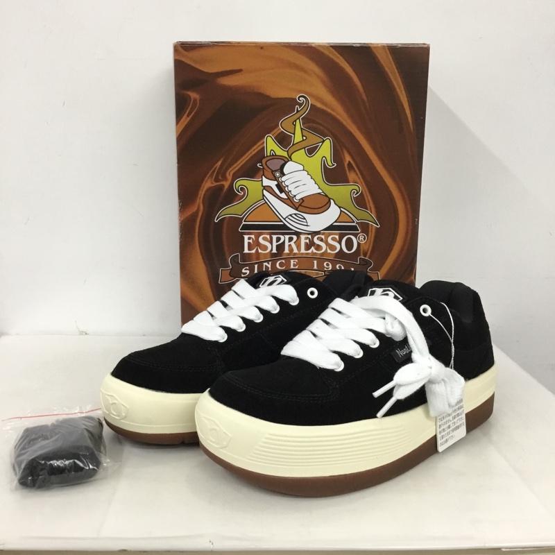 ノースウェーブ northwave スニーカー スニーカー NW-007 ESPRESSO SUEDE 90s 厚底 箱有 UK7.5 US：8.5 ロゴ、文字 黒 / ブラック / black X オフホワイト / オフホワイト / メンズ USED 古着 中古 10161999