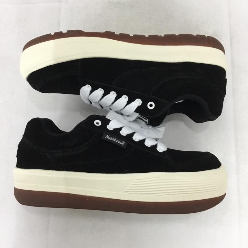 ノースウェーブ northwave スニーカー スニーカー NW-007 ESPRESSO SUEDE 90s 厚底 箱有 UK7.5 US：8.5 ロゴ、文字 黒 / ブラック / black X オフホワイト / オフホワイト / メンズ USED 古着 中古 10161999