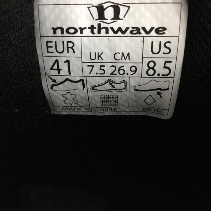 ノースウェーブ northwave スニーカー スニーカー NW-007 ESPRESSO SUEDE 90s 厚底 箱有 UK7.5 US：8.5 ロゴ、文字 黒 / ブラック / black X オフホワイト / オフホワイト / メンズ USED 古着 中古 10161999