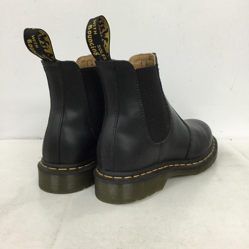 ドクターマーチン Dr.Martens ブーツ 一般 2976YS チェルシーブーツ サイドゴアブーツ UK6 US：7 無地 黒 / ブラック / black メンズ USED 古着 中古 10162003