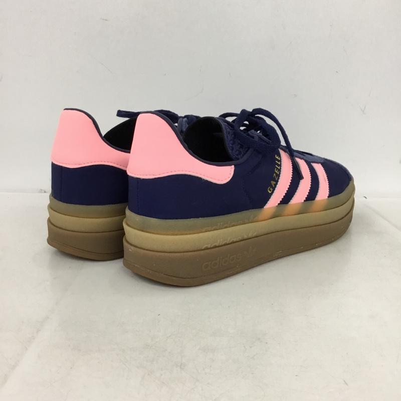 アディダス adidas スニーカー スニーカー IG4390 Gazelle Bold 厚底シューズ 27cm 27.0cm ロゴ、文字 桃 / ピンク / pink X 紺 / ネイビー / navy メンズ USED 古着 中古 10162005