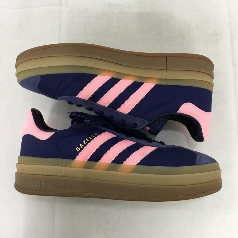 アディダス adidas スニーカー スニーカー IG4390 Gazelle Bold 厚底シューズ 27cm 27.0cm ロゴ、文字 桃 / ピンク / pink X 紺 / ネイビー / navy メンズ USED 古着 中古 10162005