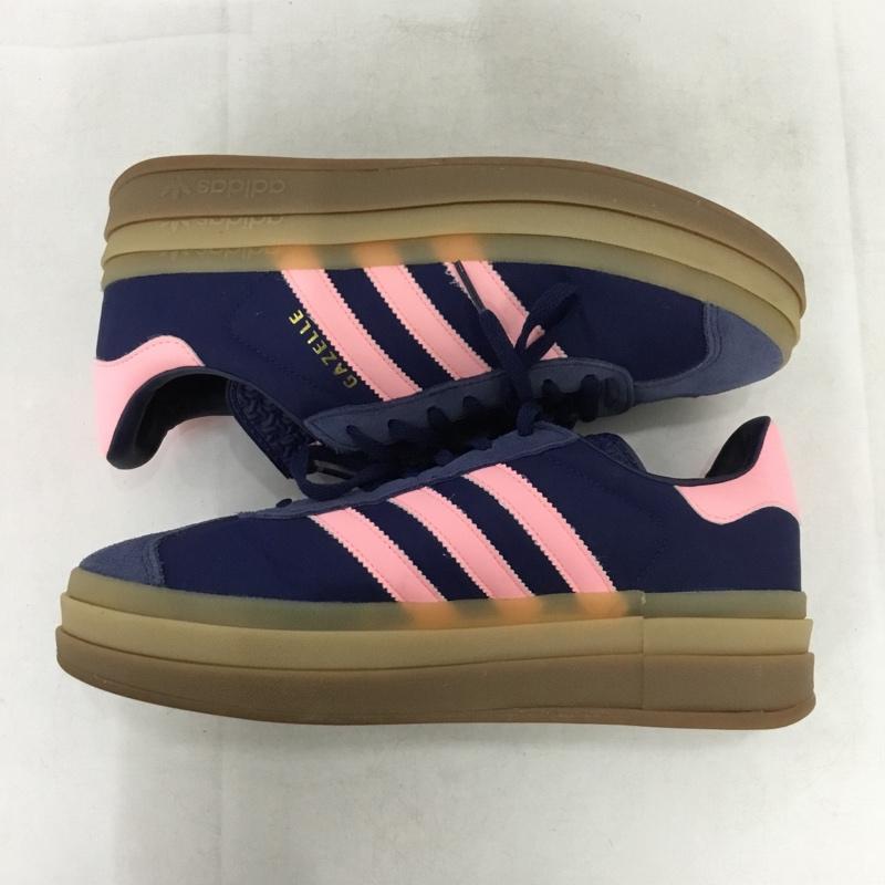 アディダス adidas スニーカー スニーカー IG4390 Gazelle Bold 厚底シューズ 27cm 27.0cm ロゴ、文字 桃 / ピンク / pink X 紺 / ネイビー / navy メンズ USED 古着 中古 10162005