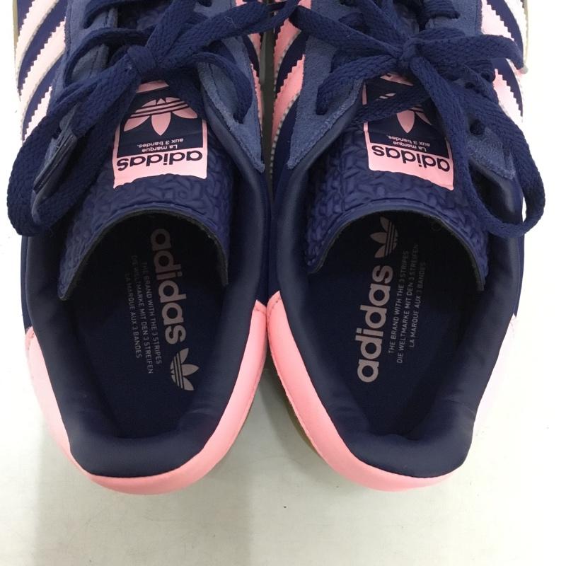 アディダス adidas スニーカー スニーカー IG4390 Gazelle Bold 厚底シューズ 27cm 27.0cm ロゴ、文字 桃 / ピンク / pink X 紺 / ネイビー / navy メンズ USED 古着 中古 10162005