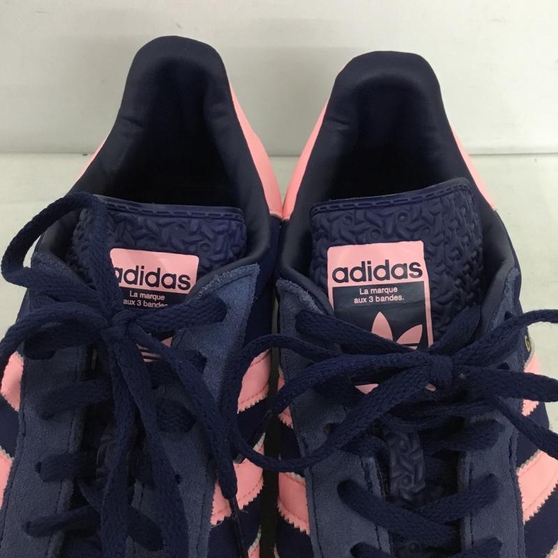 アディダス adidas スニーカー スニーカー IG4390 Gazelle Bold 厚底シューズ 27cm 27.0cm ロゴ、文字 桃 / ピンク / pink X 紺 / ネイビー / navy メンズ USED 古着 中古 10162005