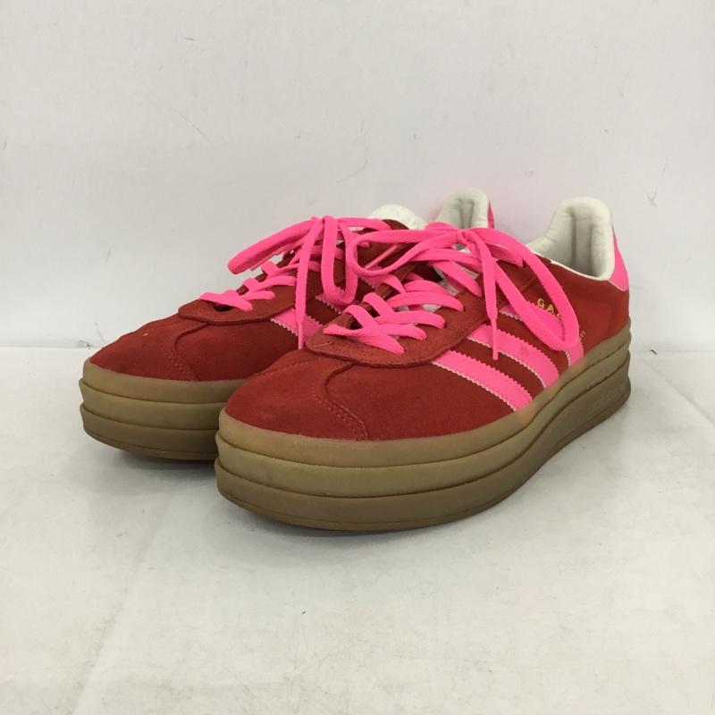 アディダス adidas スニーカー スニーカー IH7496 Gazelle Bold 27.5cm 厚底スニーカー 27.5cm ロゴ、文字 赤 / レッド / red X 桃 / ピンク / pink メンズ USED 古着 中古 10162008