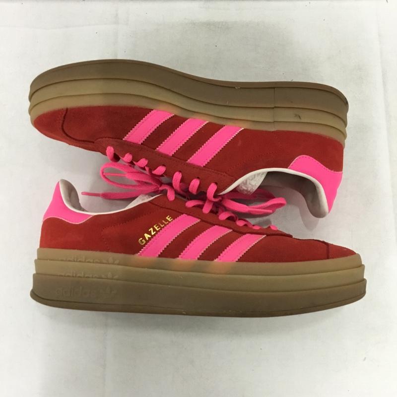 アディダス adidas スニーカー スニーカー IH7496 Gazelle Bold 27.5cm 厚底スニーカー 27.5cm ロゴ、文字 赤 / レッド / red X 桃 / ピンク / pink メンズ USED 古着 中古 10162008