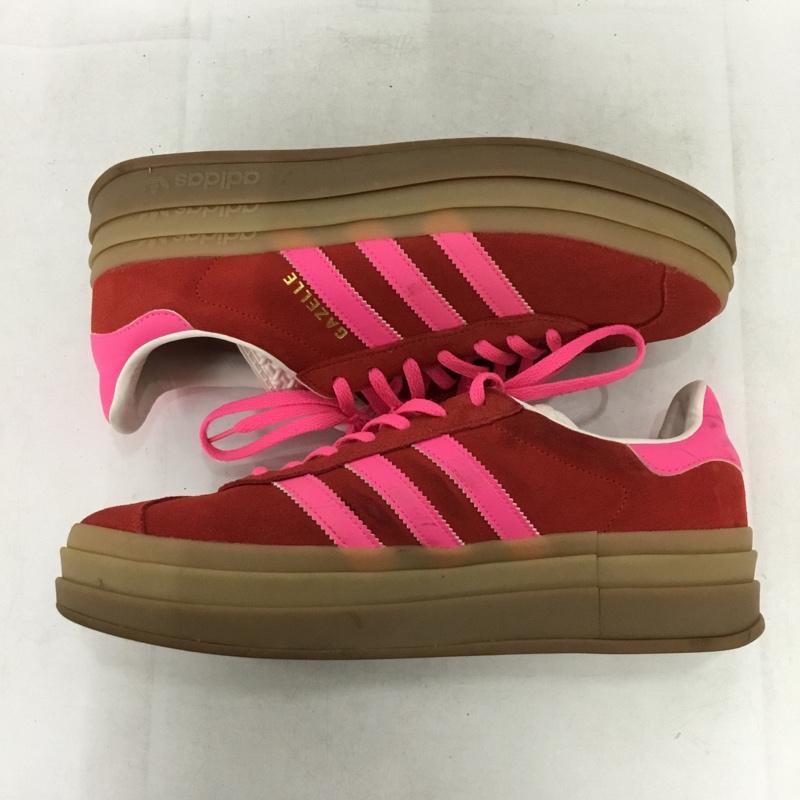 アディダス adidas スニーカー スニーカー IH7496 Gazelle Bold 27.5cm 厚底スニーカー 27.5cm ロゴ、文字 赤 / レッド / red X 桃 / ピンク / pink メンズ USED 古着 中古 10162008