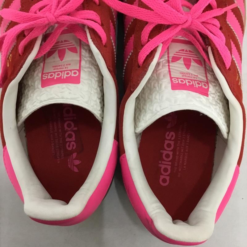 アディダス adidas スニーカー スニーカー IH7496 Gazelle Bold 27.5cm 厚底スニーカー 27.5cm ロゴ、文字 赤 / レッド / red X 桃 / ピンク / pink メンズ USED 古着 中古 10162008