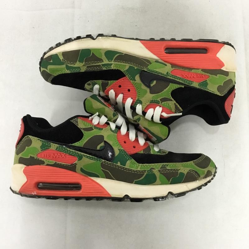 ナイキ NIKE スニーカー スニーカー 333888-025 AIR MAX 90 PREMIUM ATMOS DUCK HUNTER CAMO 27.5cm 箱有 27.5cm ロゴ、文字 マルチカラー / マルチカラー / multicolor メンズ USED 古着 中古 10162010