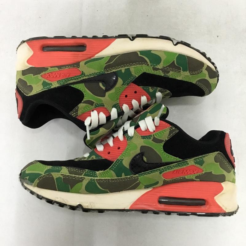 ナイキ NIKE スニーカー スニーカー 333888-025 AIR MAX 90 PREMIUM ATMOS DUCK HUNTER CAMO 27.5cm 箱有 27.5cm ロゴ、文字 マルチカラー / マルチカラー / multicolor メンズ USED 古着 中古 10162010