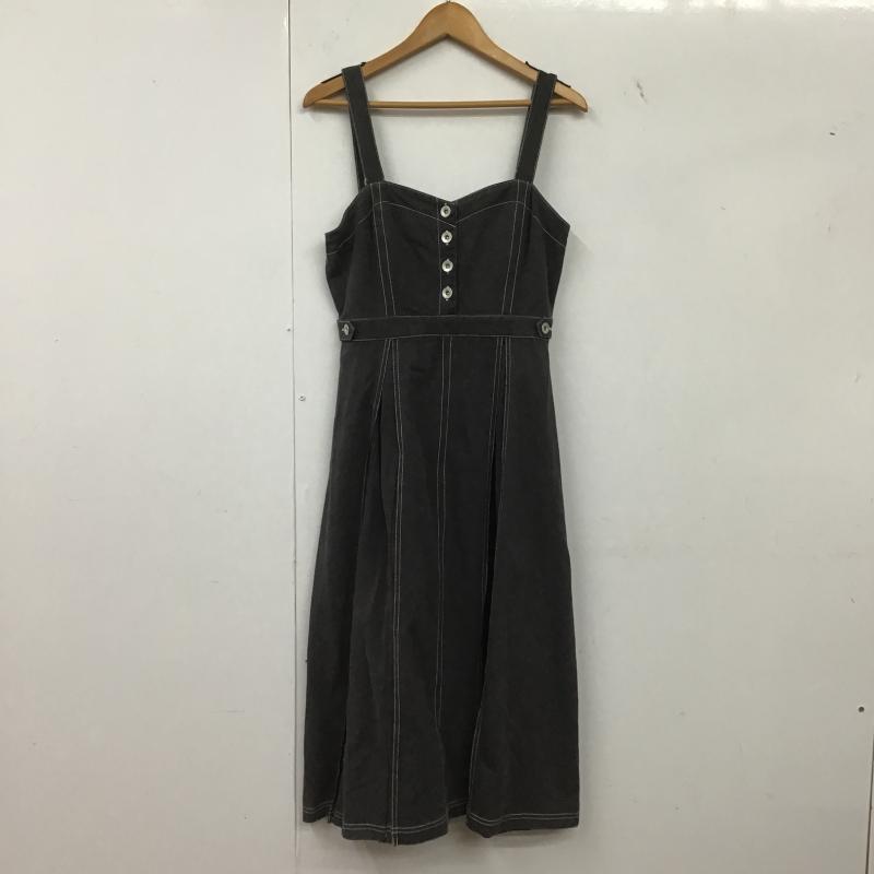 フィフス fifth ワンピース ロングスカート 無地 チャコールグレー / チャコールグレー / レディース USED 古着 中古 10162014