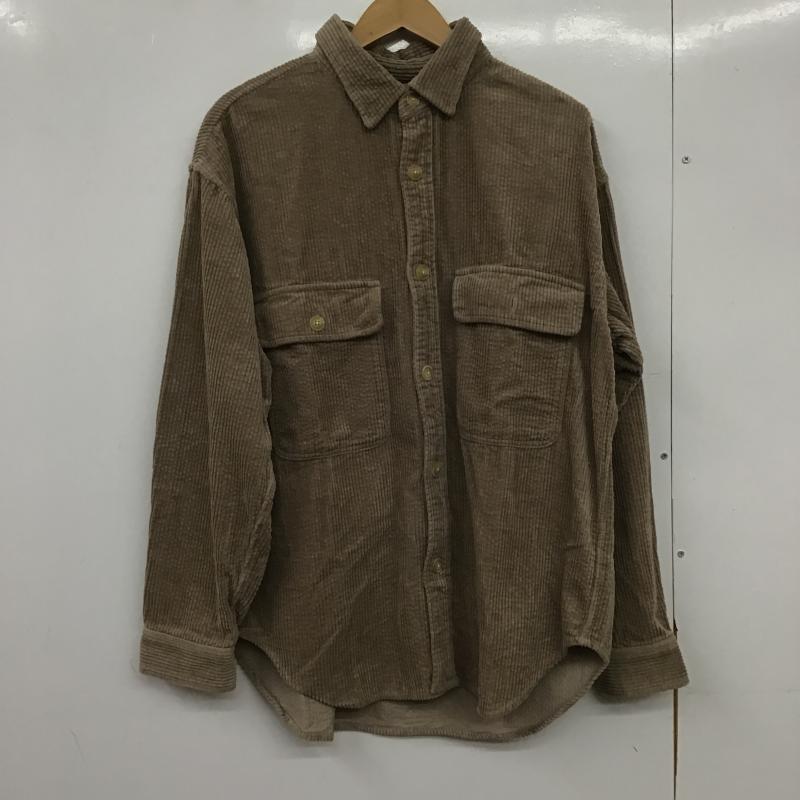 フリークスストア FREAK S STORE ジャケット、上着 ジャンパー、ブルゾン コーデュロイシャツ カジュアルジャケット M 無地 茶 / ブラウン / brown メンズ USED 古着 中古 10162017