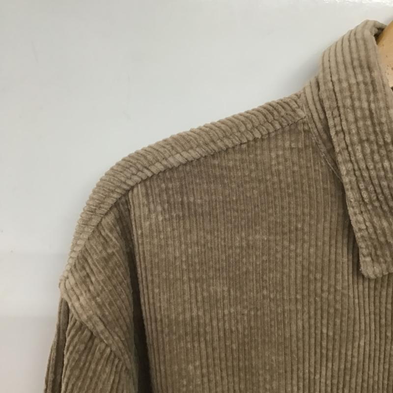 フリークスストア FREAK S STORE ジャケット、上着 ジャンパー、ブルゾン コーデュロイシャツ カジュアルジャケット M 無地 茶 / ブラウン / brown メンズ USED 古着 中古 10162017