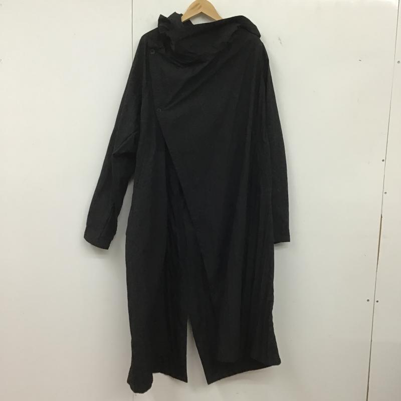 ユリウス JULIUS コート コート一般 617COM1 CO/NY TYPEWRITER CLOTH COVERED MODS COAT カヴァードモッズコート 3 無地 黒 / ブラック / black メンズ USED 古着 中古 10162018