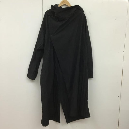 ユリウス JULIUS コート コート一般 617COM1 CO/NY TYPEWRITER CLOTH COVERED MODS COAT カヴァードモッズコート 3 無地 黒 / ブラック / black メンズ USED 古着 中古 10162018