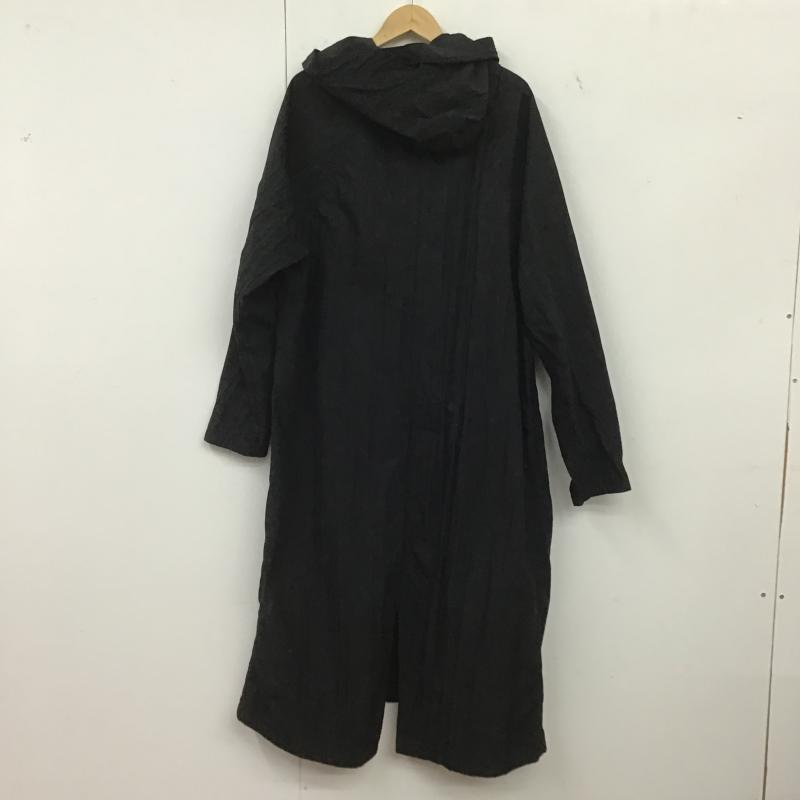 ユリウス JULIUS コート コート一般 617COM1 CO/NY TYPEWRITER CLOTH COVERED MODS COAT カヴァードモッズコート 3 無地 黒 / ブラック / black メンズ USED 古着 中古 10162018