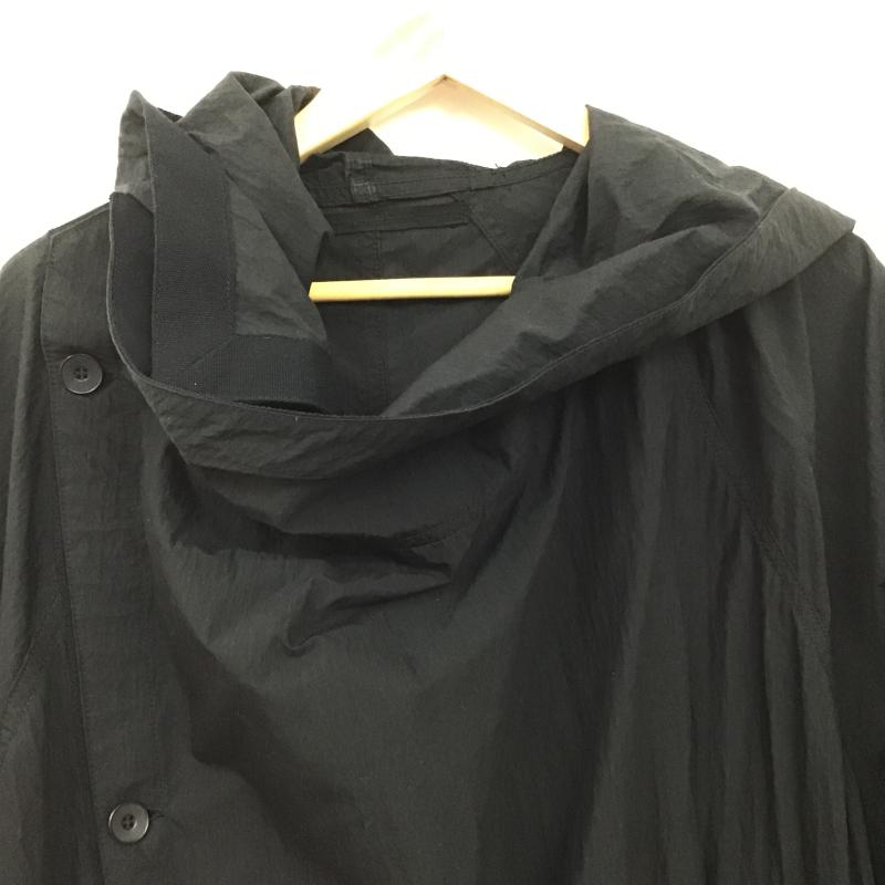 ユリウス JULIUS コート コート一般 617COM1 CO/NY TYPEWRITER CLOTH COVERED MODS COAT カヴァードモッズコート 3 無地 黒 / ブラック / black メンズ USED 古着 中古 10162018