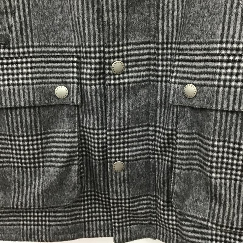 バーブァー Barbour ジャケット、上着 ジャンパー、ブルゾン ジップアップジャケット アウター 42 チェック 灰 / グレー / gray メンズ USED 古着 中古 10162021
