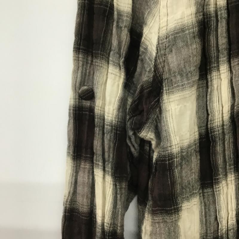 ウィザード Wizzard シャツ、ブラウス 長袖 長袖シャツ チェックシャツ ノーカラーシャツ 2 チェック マルチカラー / マルチカラー / multicolor メンズ USED 古着 中古 10162023
