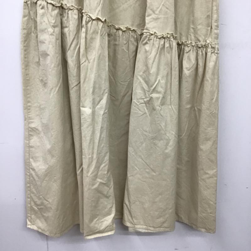 フリークスストア FREAK S STORE ワンピース ロングスカート FREE 無地 ベージュ / ベージュ / beige レディース USED 古着 中古 10162026