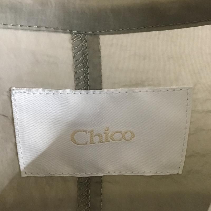 チコ CHICO ジャケット、上着 ジャンパー、ブルゾン CHZ1041207A0001 ナイロンシアーロングブルゾン FREE 無地 灰 / グレー / gray レディース USED 古着 中古 10162027
