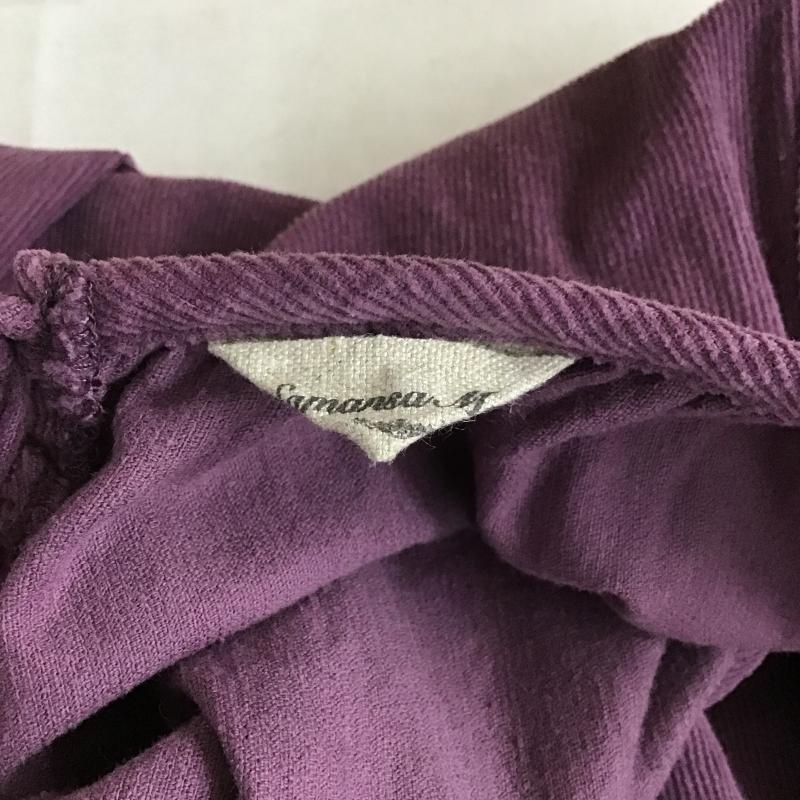 サマンサモスモス Samansa Mos2 サロペット・オーバーオール サロペット、オーバーオール FREE 無地 紫 / パープル / purple レディース USED 古着 中古 10162032