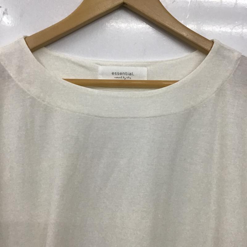 ナチュラルバイクリップ natural by clip ワンピース ロングスカート LI256005-2 鹿の子BIGワンピース FREE 無地 白 / ホワイト / white レディース USED 古着 中古 10162033