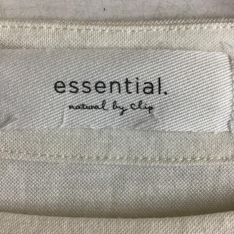 ナチュラルバイクリップ natural by clip ワンピース ロングスカート LI256005-2 鹿の子BIGワンピース FREE 無地 白 / ホワイト / white レディース USED 古着 中古 10162033