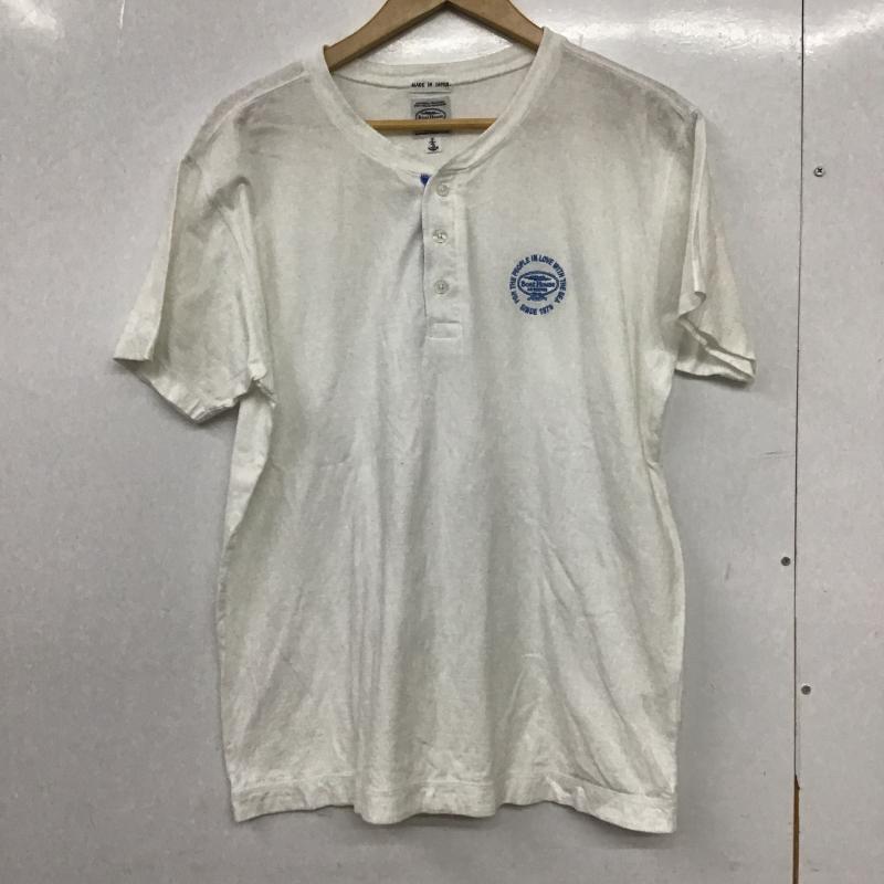 ボートハウス BOAT HOUSE カットソー 半袖 半袖カットソー ヘンリーネックカットソー 3 ロゴ、文字 白 / ホワイト / white メンズ USED 古着 中古 10162035