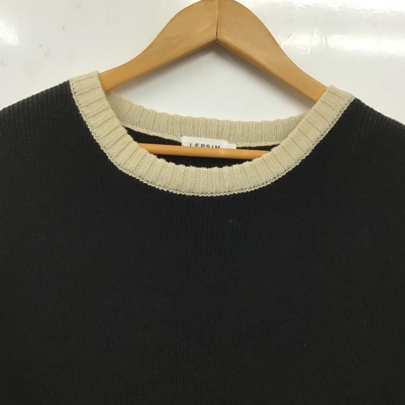 レプシィム LEPSIM ワンピース ロングスカート ニットワンピース FREE 無地 黒 / ブラック / black レディース USED 古着 中古 10162038
