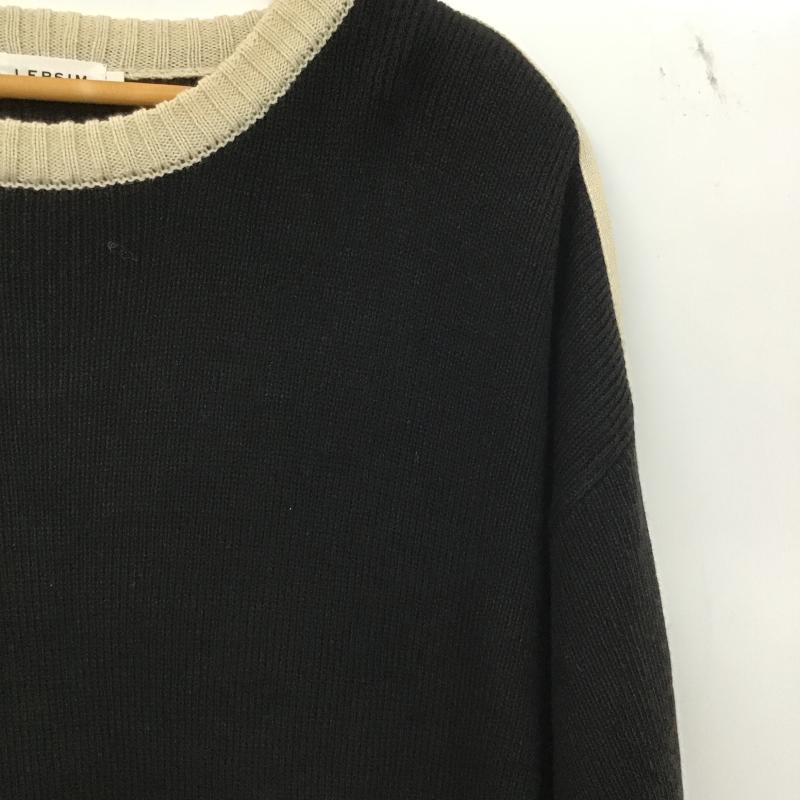 レプシィム LEPSIM ワンピース ロングスカート ニットワンピース FREE 無地 黒 / ブラック / black レディース USED 古着 中古 10162038