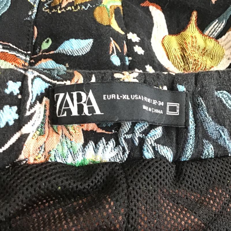 ザラ ZARA パンツ ワークパンツ、ペインターパンツ ワイドパンツ カジュアルパンツ ワークパンツ スウェットパンツ L 刺繍 マルチカラー / マルチカラー / multicolor メンズ USED 古着 中古 10162043