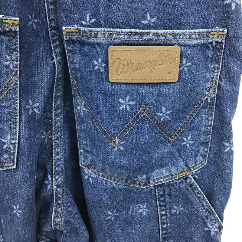 ラングラー Wrangler サロペット・オーバーオール サロペット、オーバーオール WL2854 フレアオーバーオール S 総柄 青 / ブルー / blue レディース USED 古着 中古 10162046