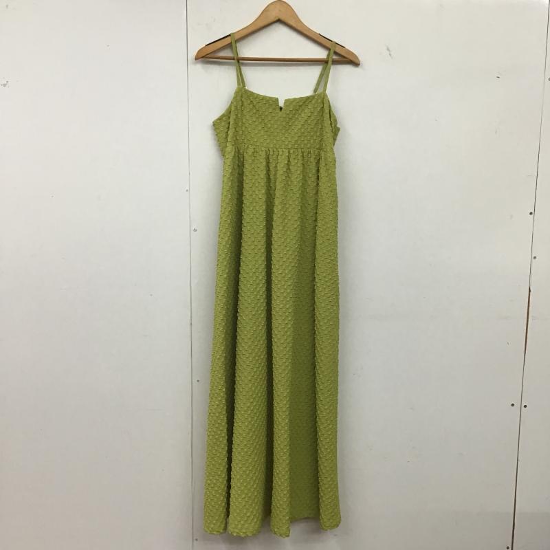 レイビームス Ray BEAMS ワンピース ロングスカート 無地 薄緑 / ライトグリーン / レディース USED 古着 中古 10162047