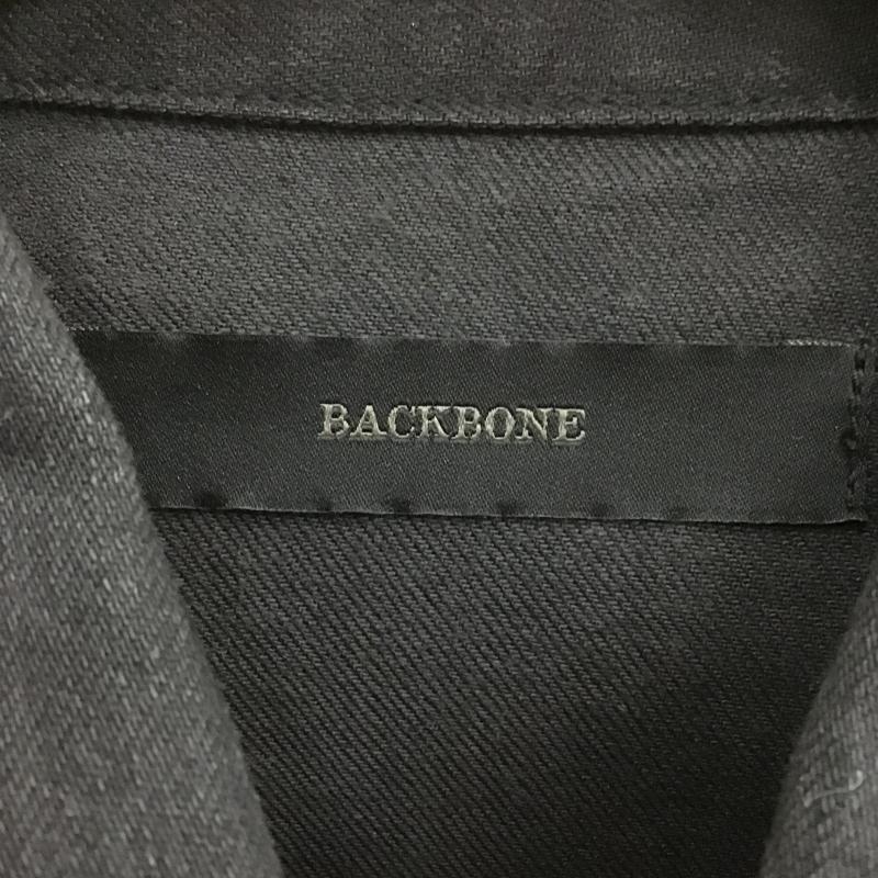 バックボーン BACK BONE サロペット・オーバーオール サロペット、オーバーオール BB17SS-DJ10 スタッズ装飾 デニム オールインワン L 無地 黒 / ブラック / black メンズ USED 古着 中古 10162051