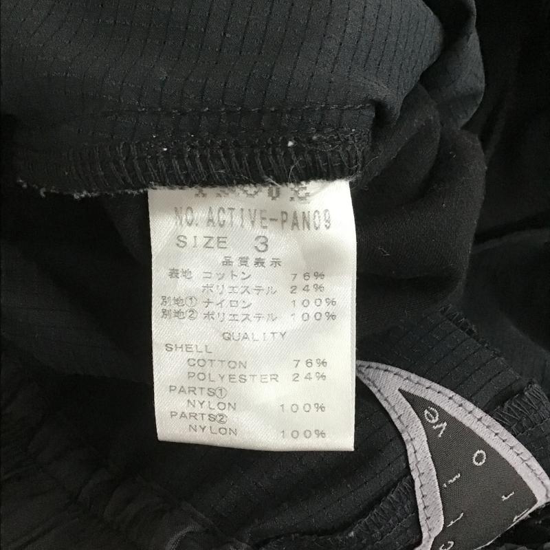 トローヴ TROVE パンツ ワークパンツ、ペインターパンツ カジュアルパンツ スリムパンツ ストレッチパンツ 3 ロゴ、文字 黒 / ブラック / black メンズ USED 古着 中古 10162052