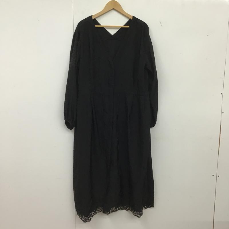 アパートバイローリーズ apart by lowrys ワンピース ロングスカート FREE 無地 黒 / ブラック / black レディース USED 古着 中古 10162054