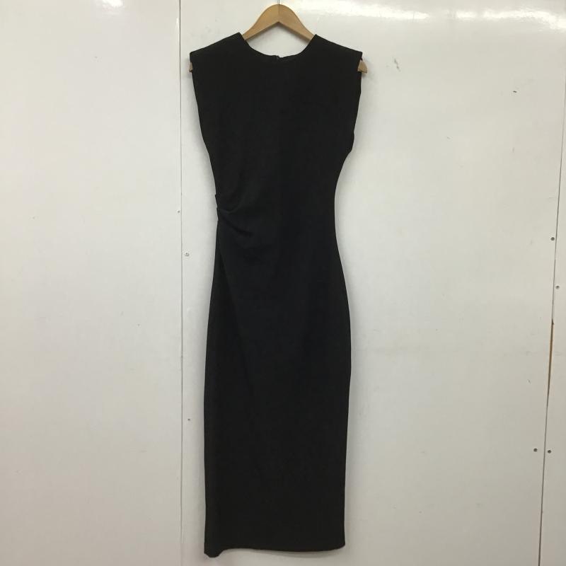 ザラ ZARA ワンピース ロングスカート S 無地 黒 / ブラック / black レディース USED 古着 中古 10162060