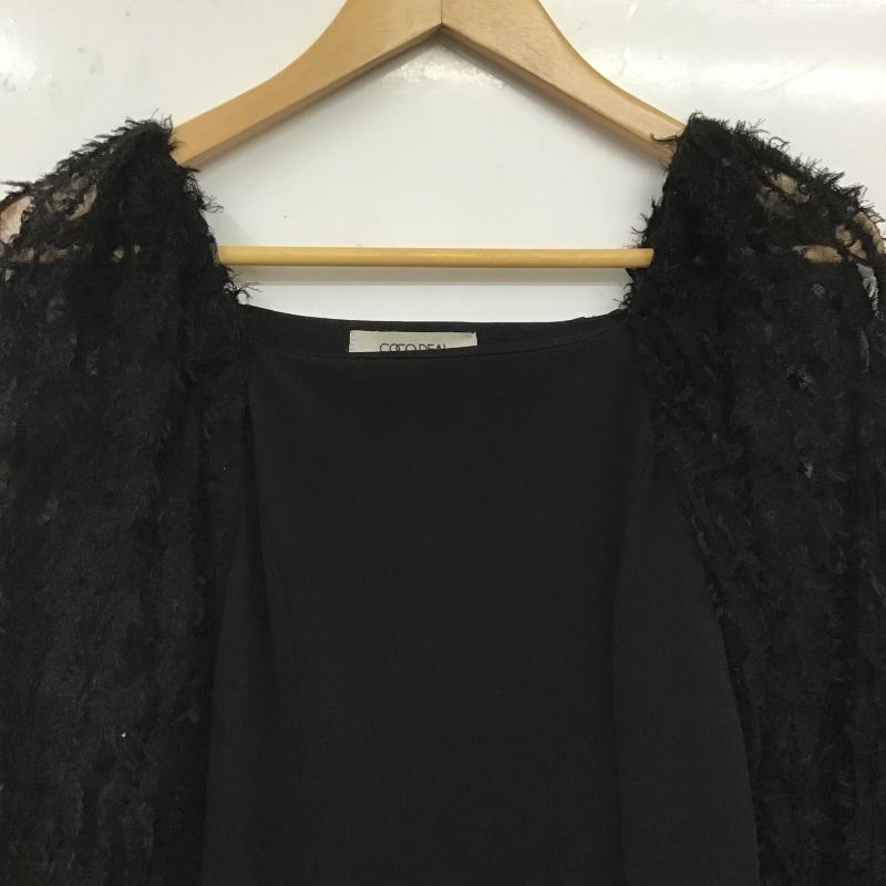 ココディール COCO DEAL ワンピース ロングスカート 1 無地 黒 / ブラック / black レディース USED 古着 中古 10162061